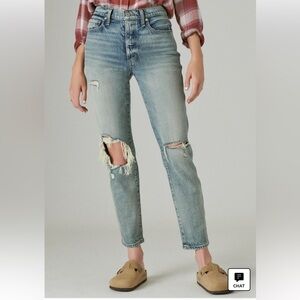 Lucky Brand Drew High Rise Mom Jeans